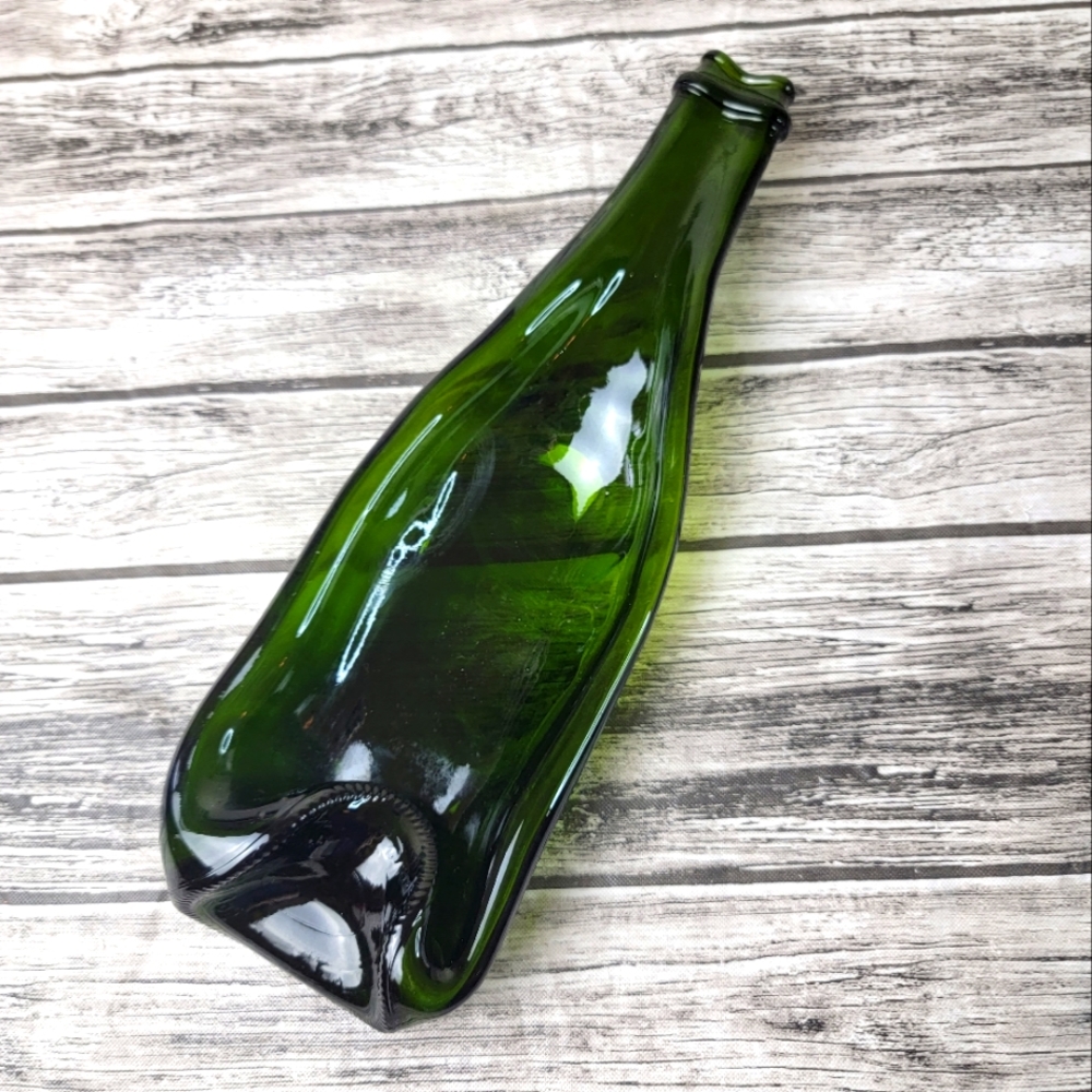 HANCRAFTED Wine Bottle Spoon Holder/ Charcuterie board
